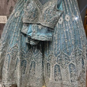 Blue Golden Lehnga