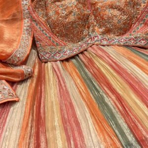 Orange lehnga