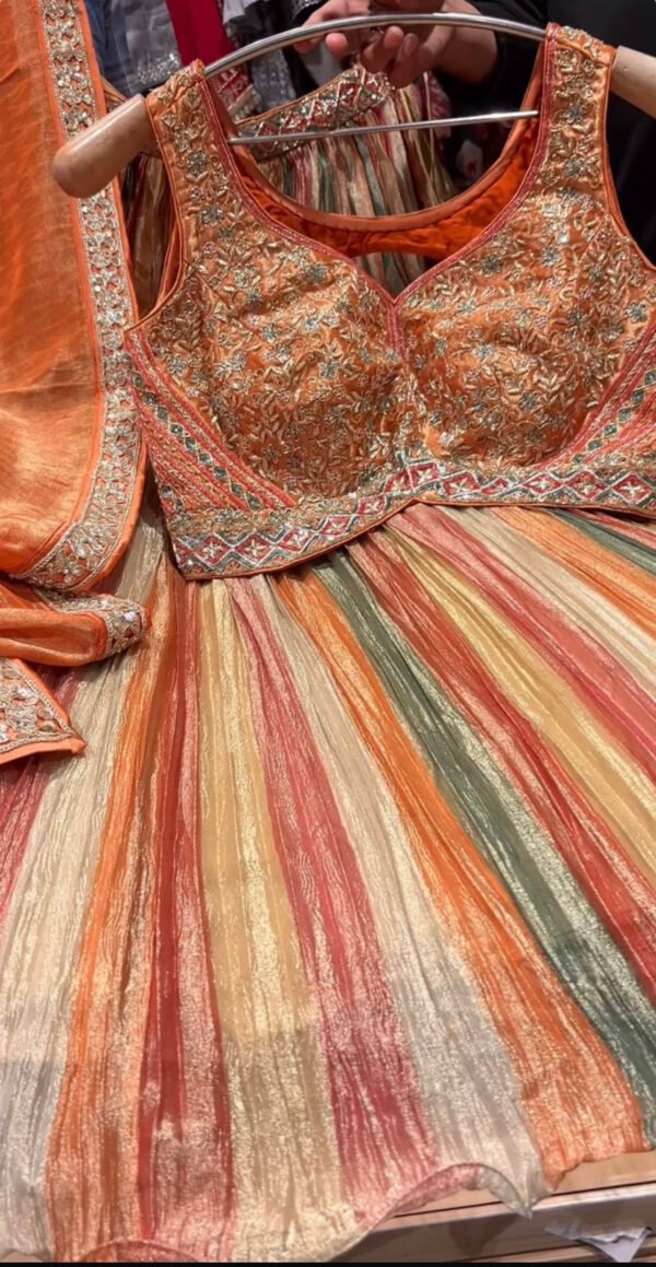 Orange lehnga